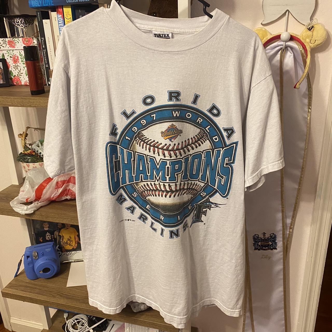 90s Mlb Florida Marlins Graphic T-shirt