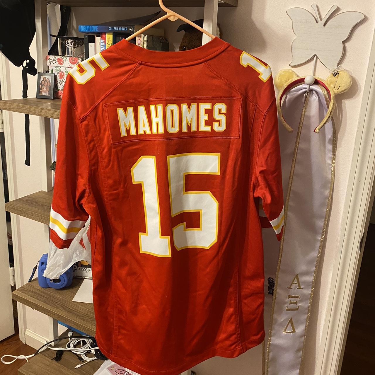 Men's Nike Patrick Mahomes Yellow Kansas City Chiefs Name & Number T-Shirt