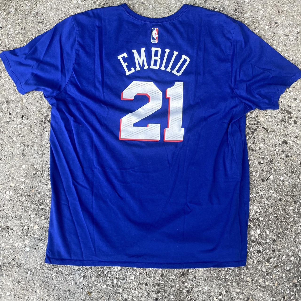 Philadelphia 76ers Joel Embiid basketball jersey. - Depop