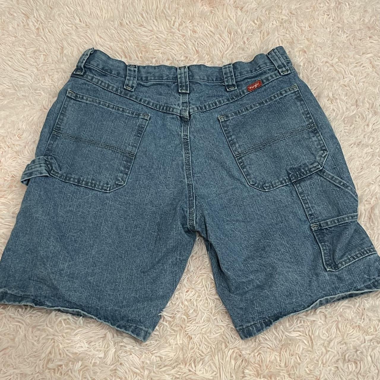 Vintage wrangler cargo jorts size 34. #jorts #y2k... - Depop