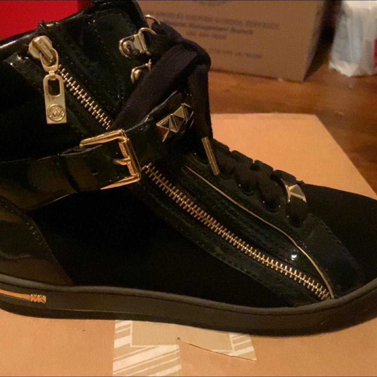 michael kors black trainers ladies