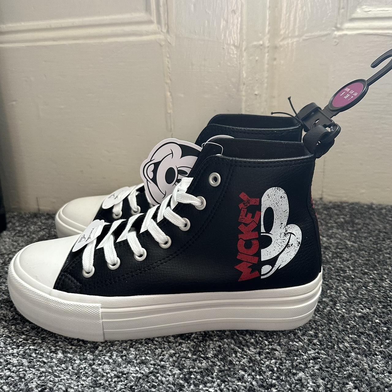 Disney Mickey Mouse High Top Platform Sneakers in. Depop