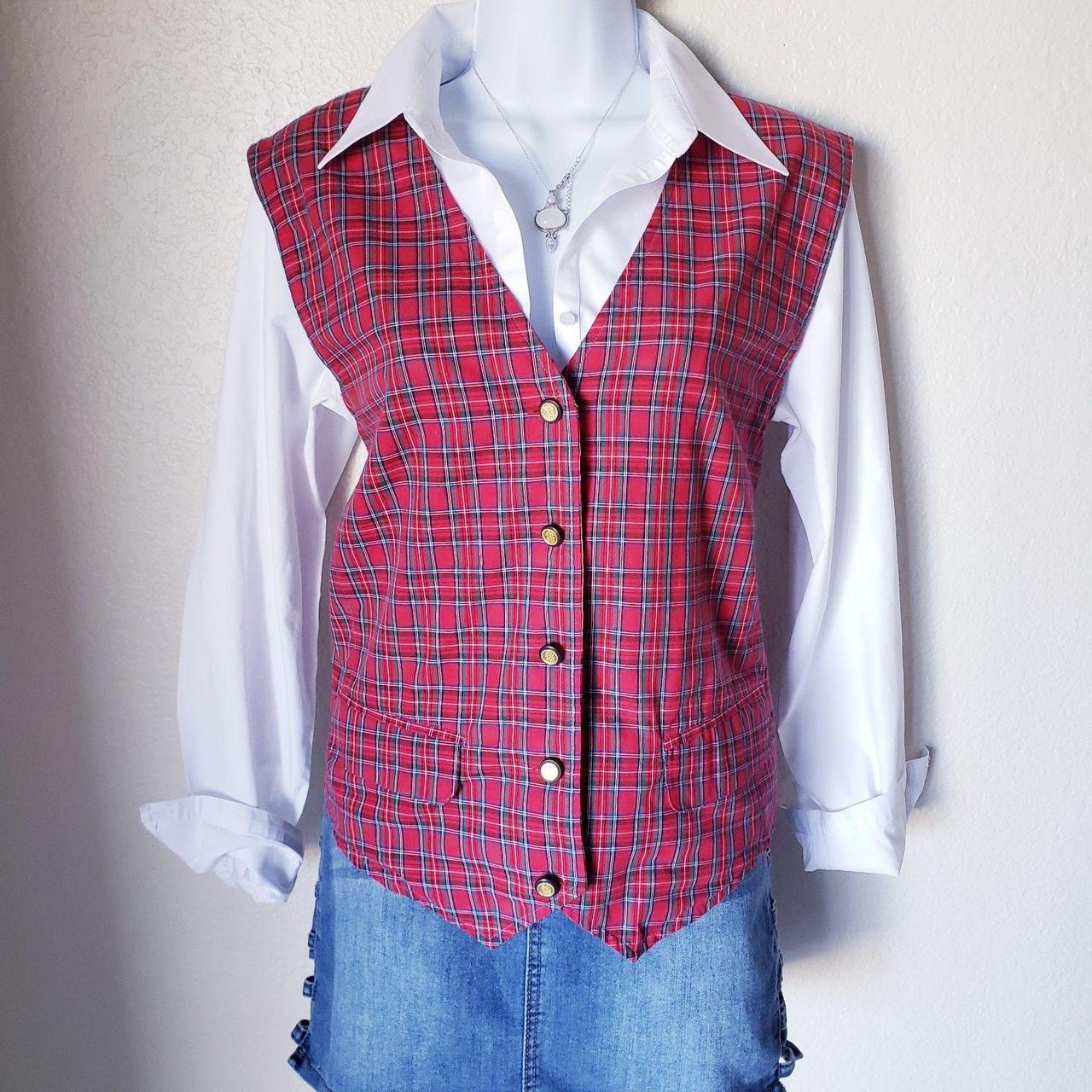 Source Unknown Women's Vest - Red/Blue - L – Vint… - image 4