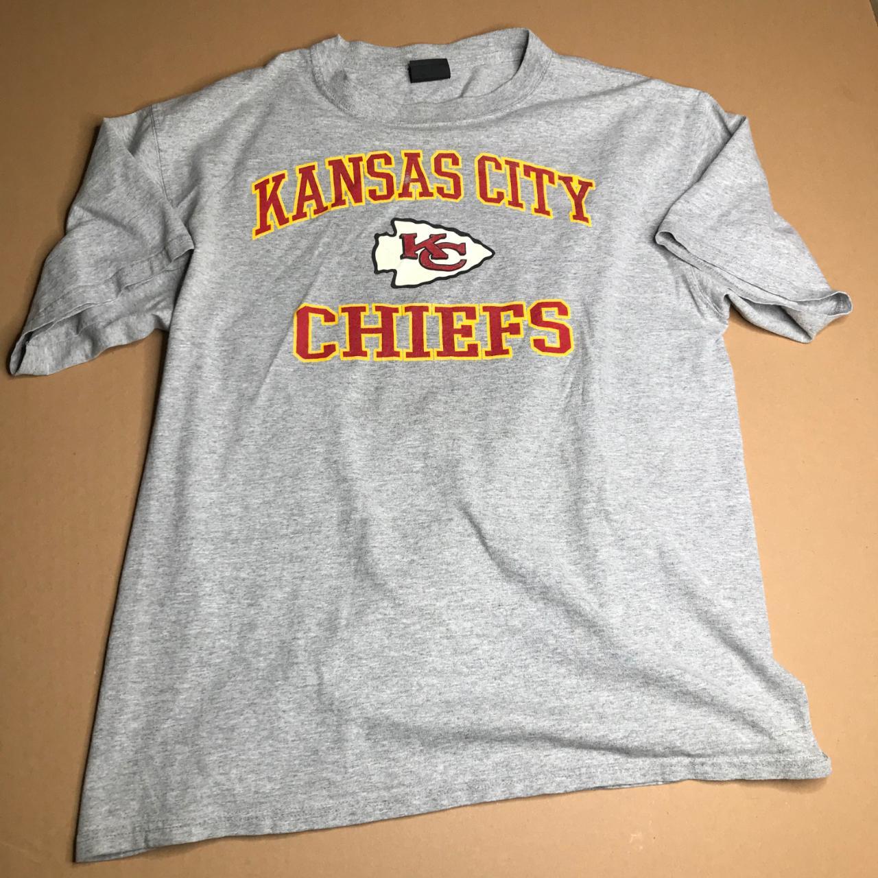 \ud83d\udd25\ud83d\udd25 1993 Kansas City Chiefs NFL Grey T-shirt \/\/... - Depop