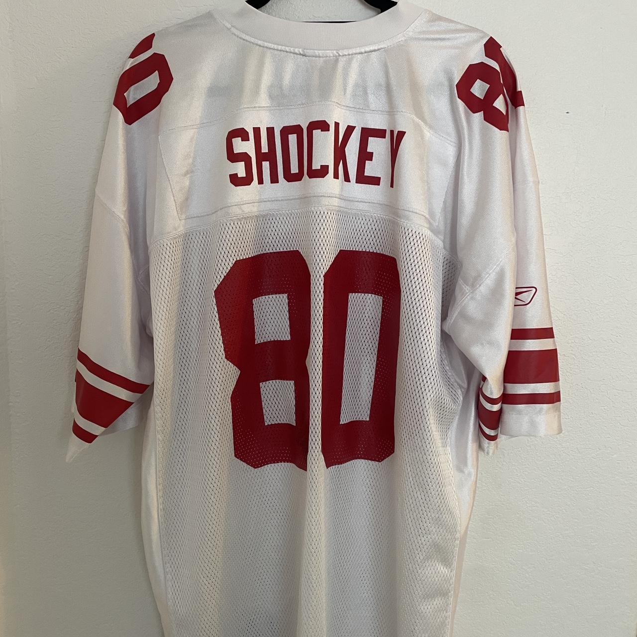 Vintage New York Giants NFL Number 80 Shockey Jersey 