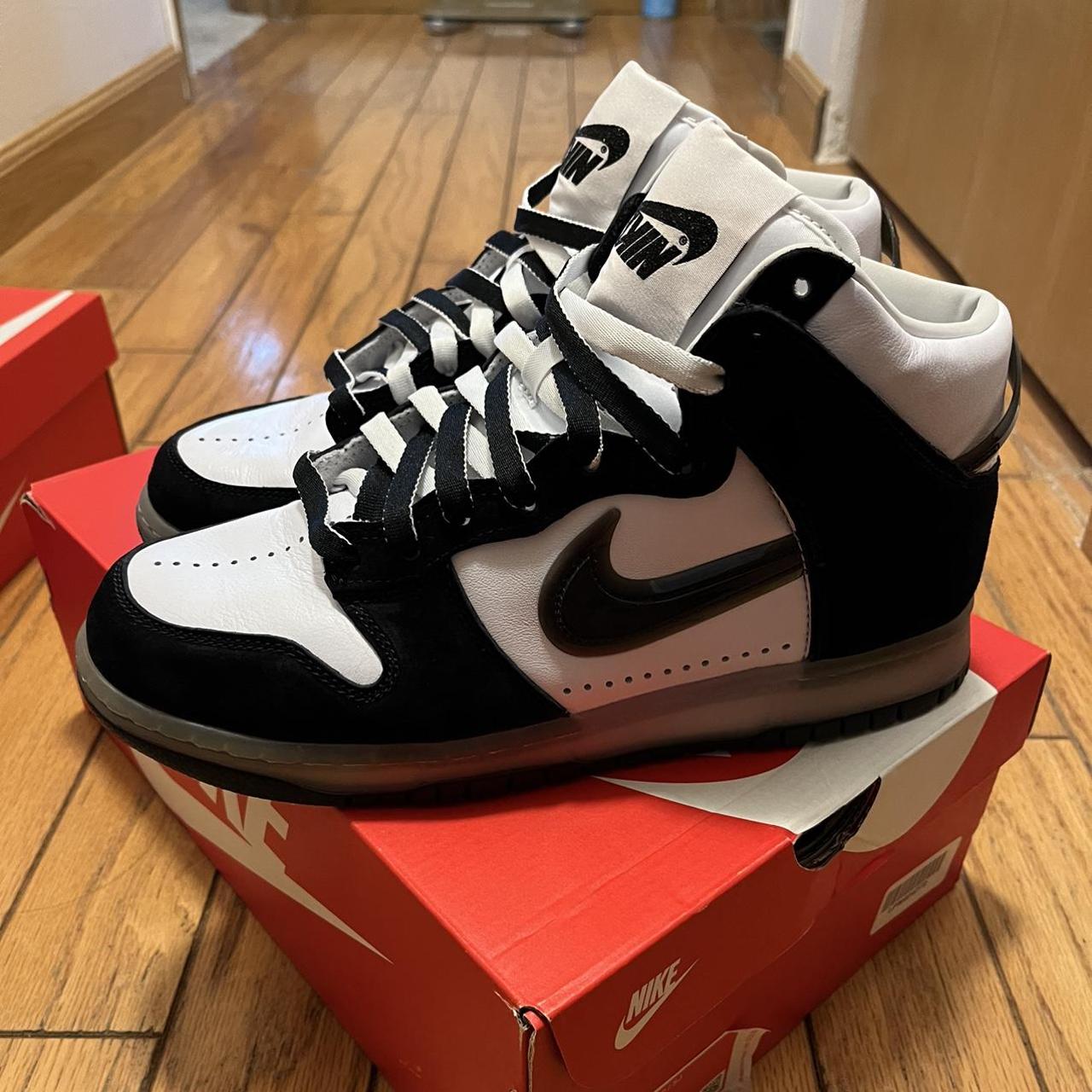 Nike dunk high slam jam sales white black