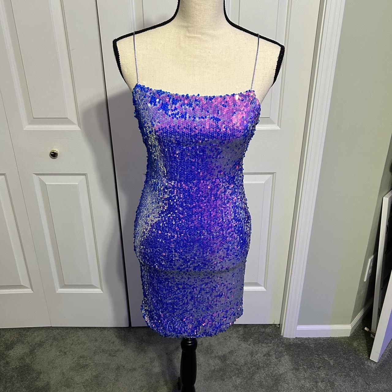 Purple sequin dress forever 21 hotsell