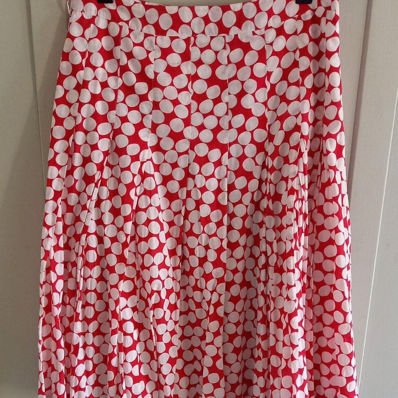 Hobbs Women's Red Skirt | Depop