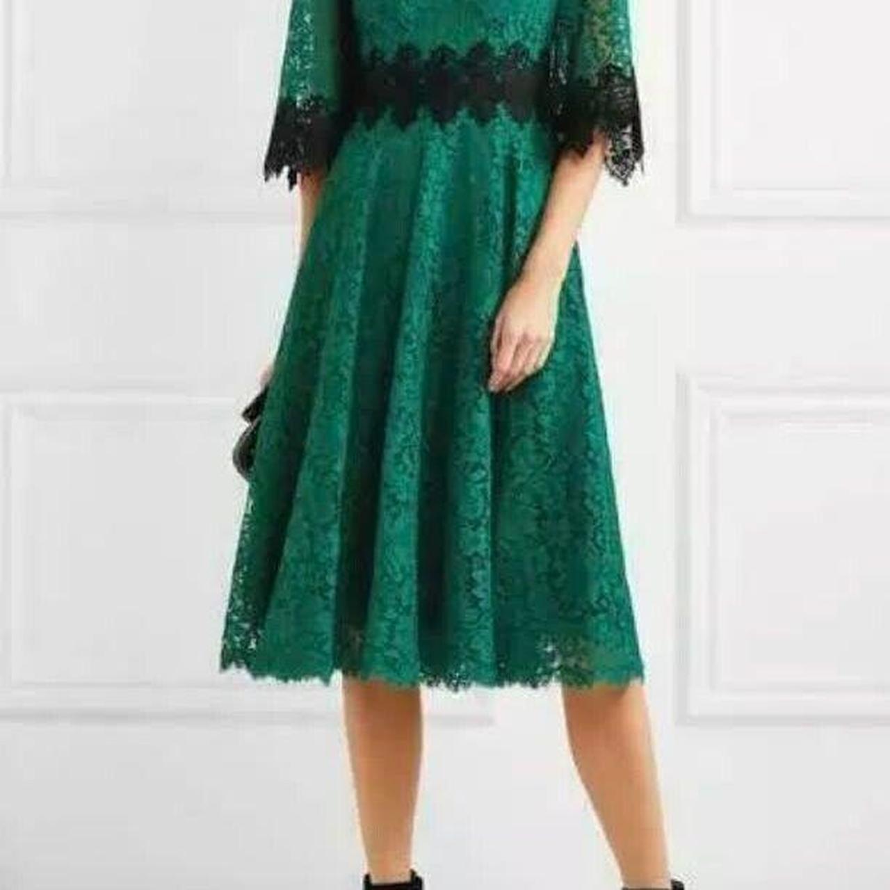 D&g green dress best sale