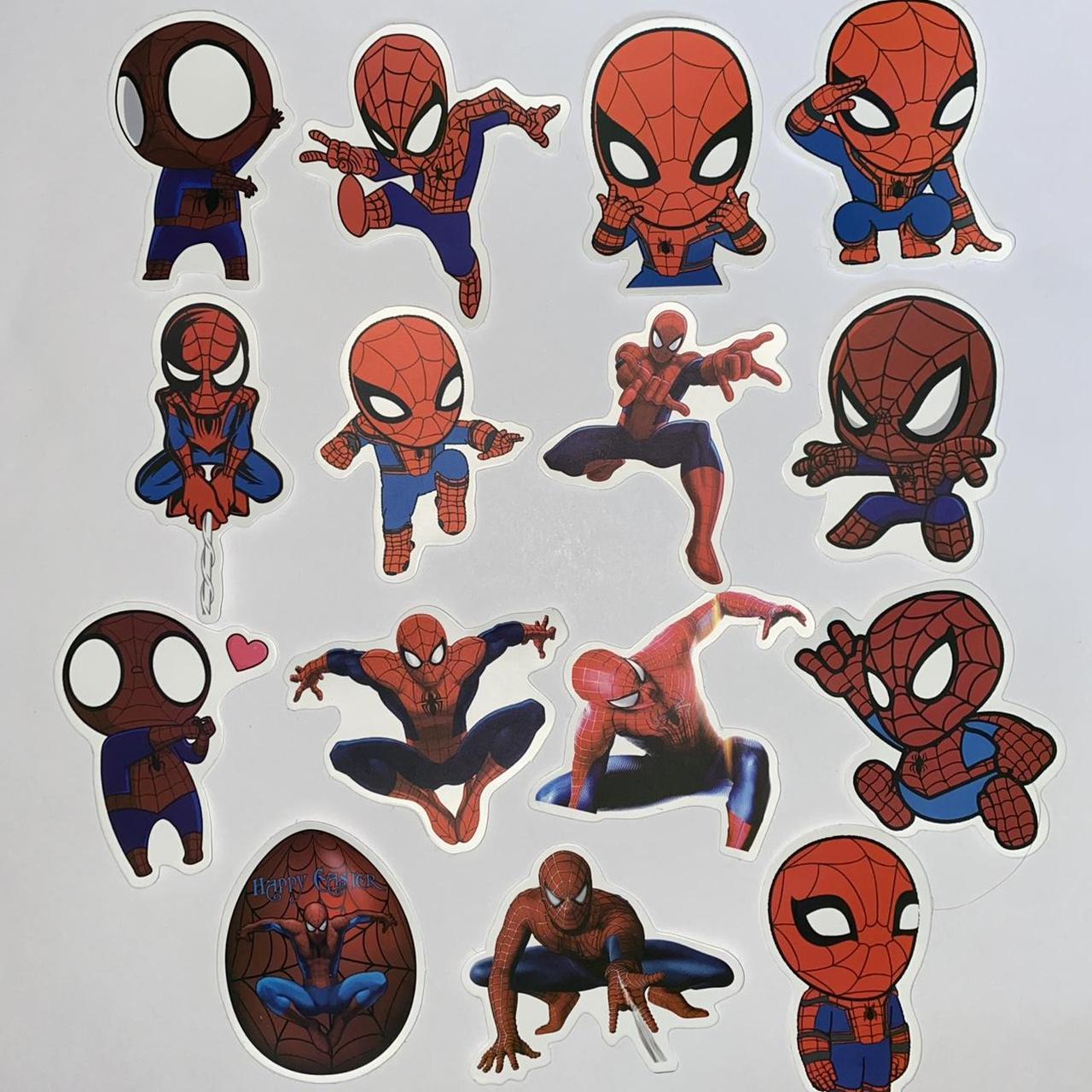 Marvel Spiderman Sticker Bundle - 15 Pcs You will... - Depop