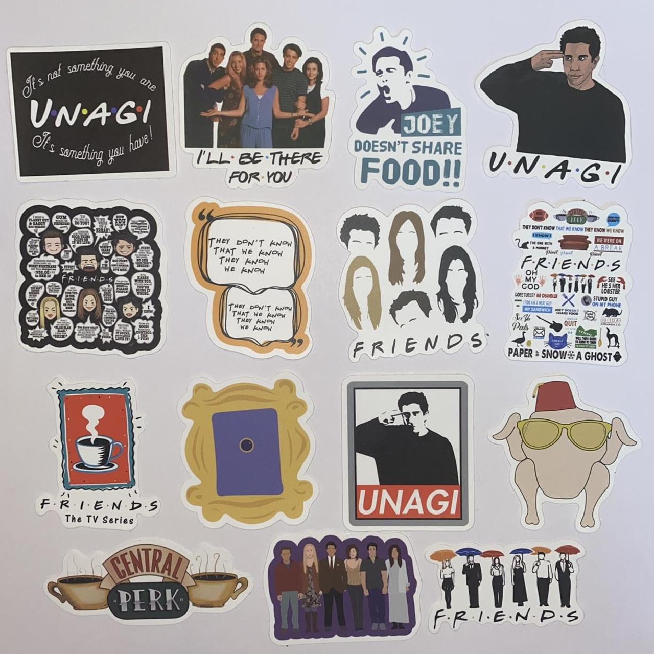 Friends Sticker Bundle - 15 Pcs You will receive... - Depop