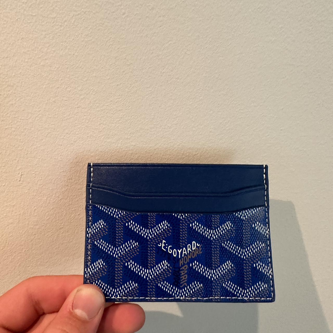 Goyard card holder blue Depop