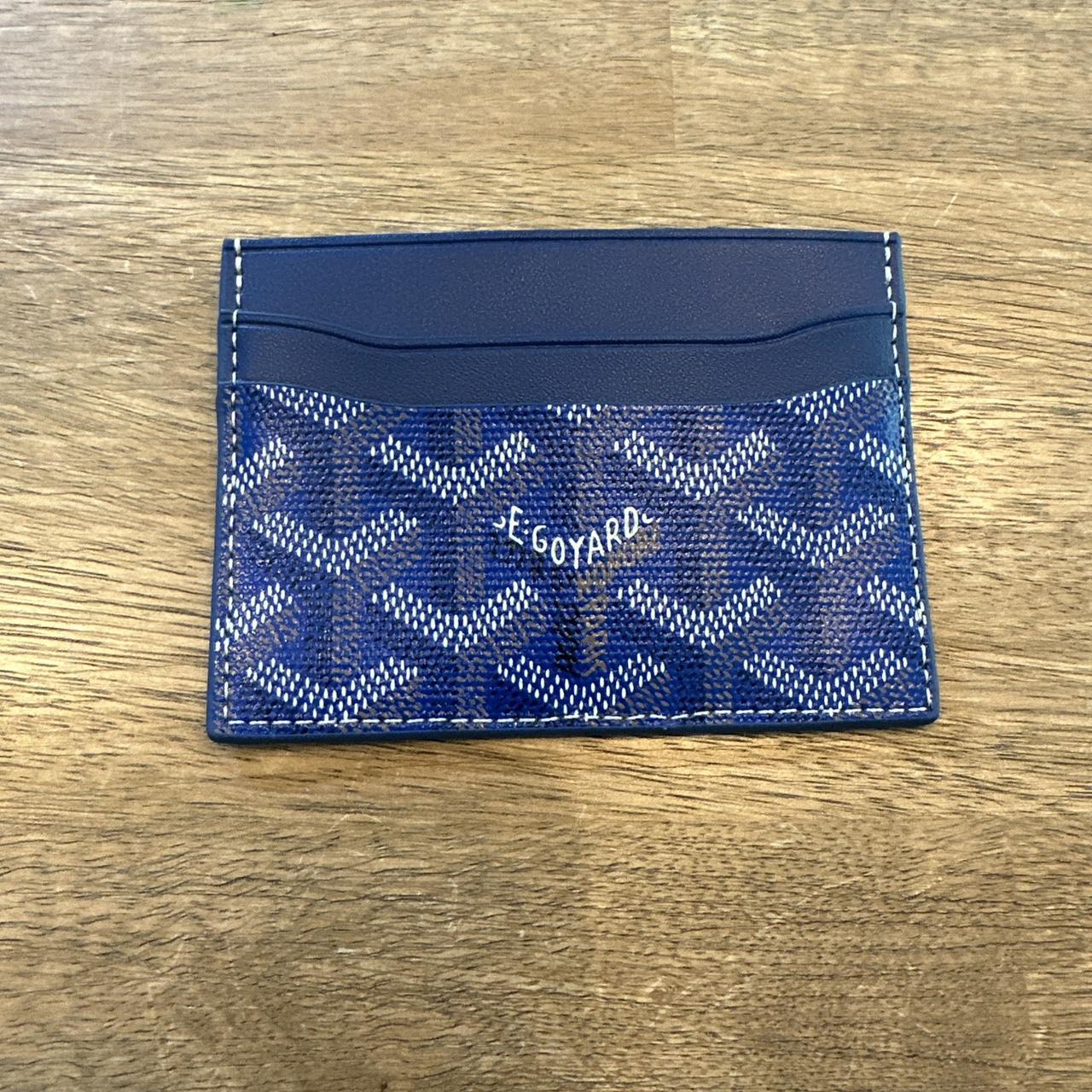 Goyard card holder blue Depop