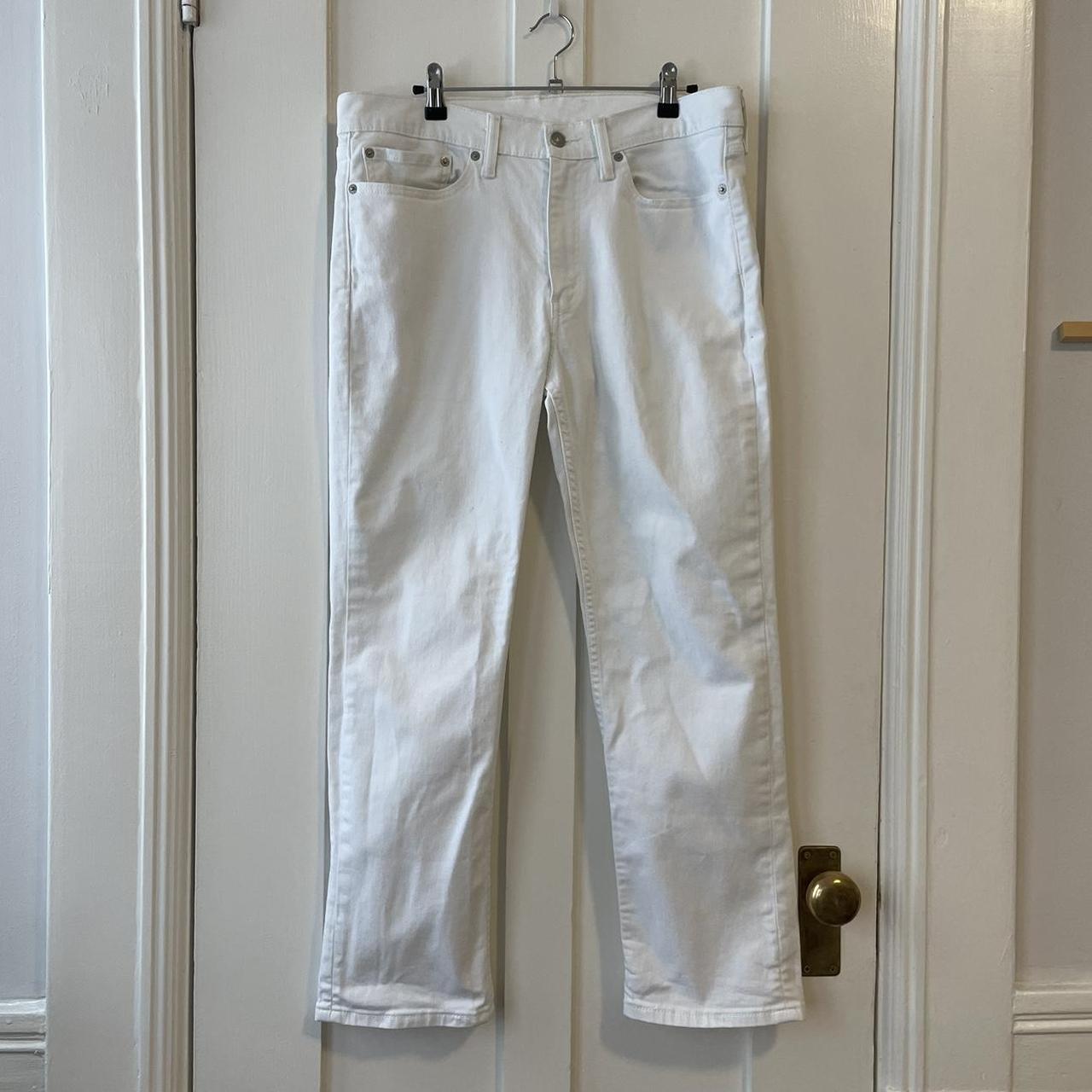 Levi's Men's White Jeans | Depop