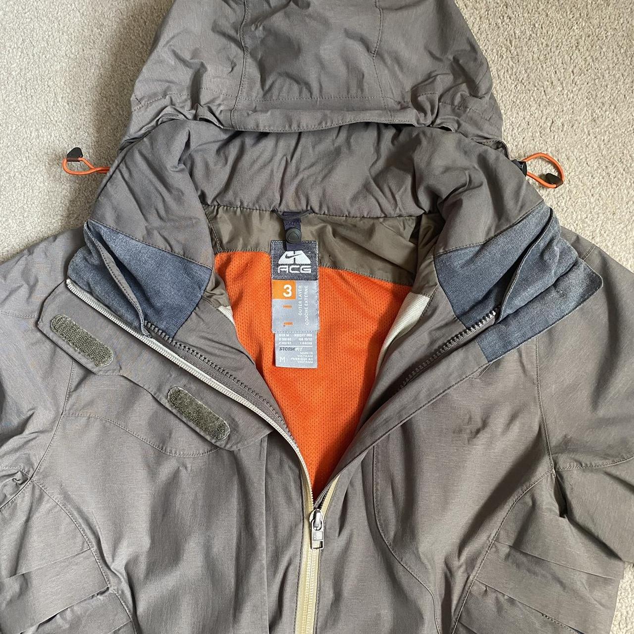 Nike ACG stormfit windbreaker jacket Brown earth... - Depop