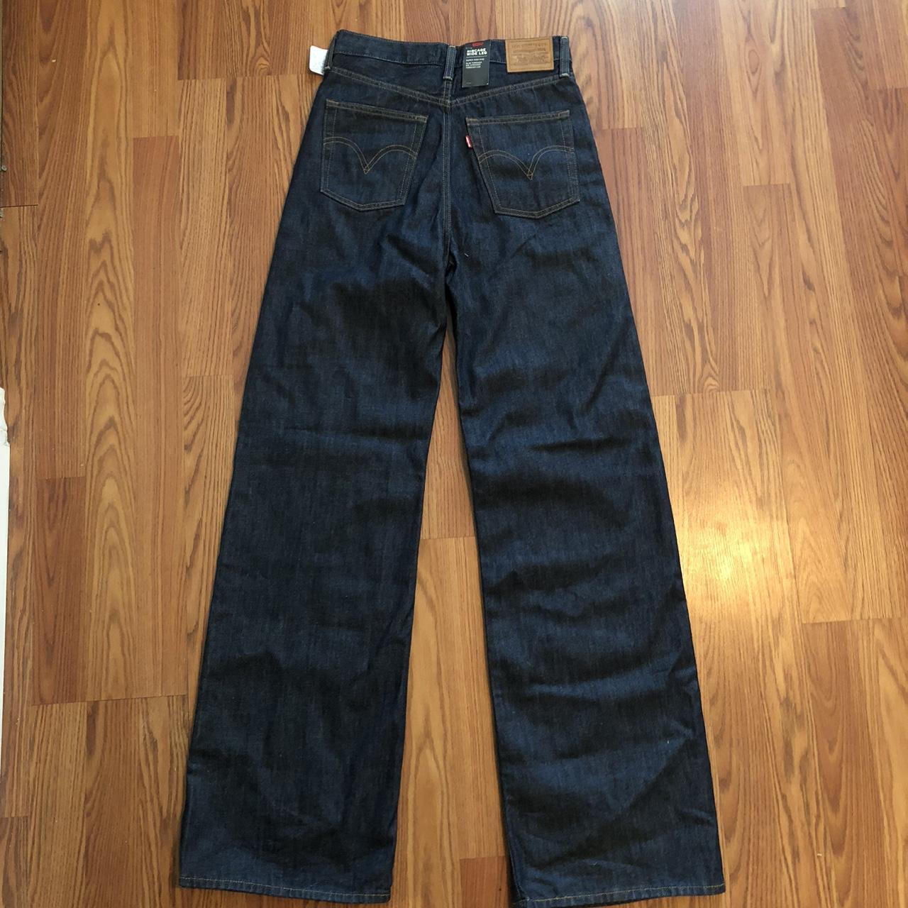 Levi’s rib cage wide leg jeans!!! These are so... Depop