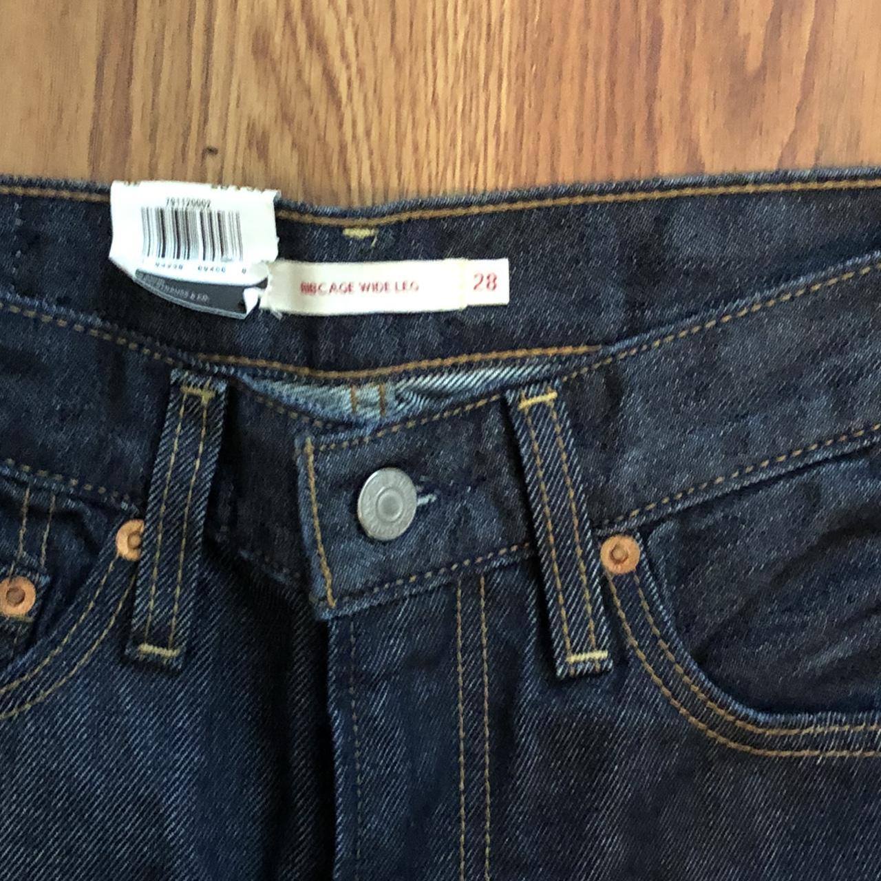 Levi’s rib cage wide leg jeans!!! These are so... Depop