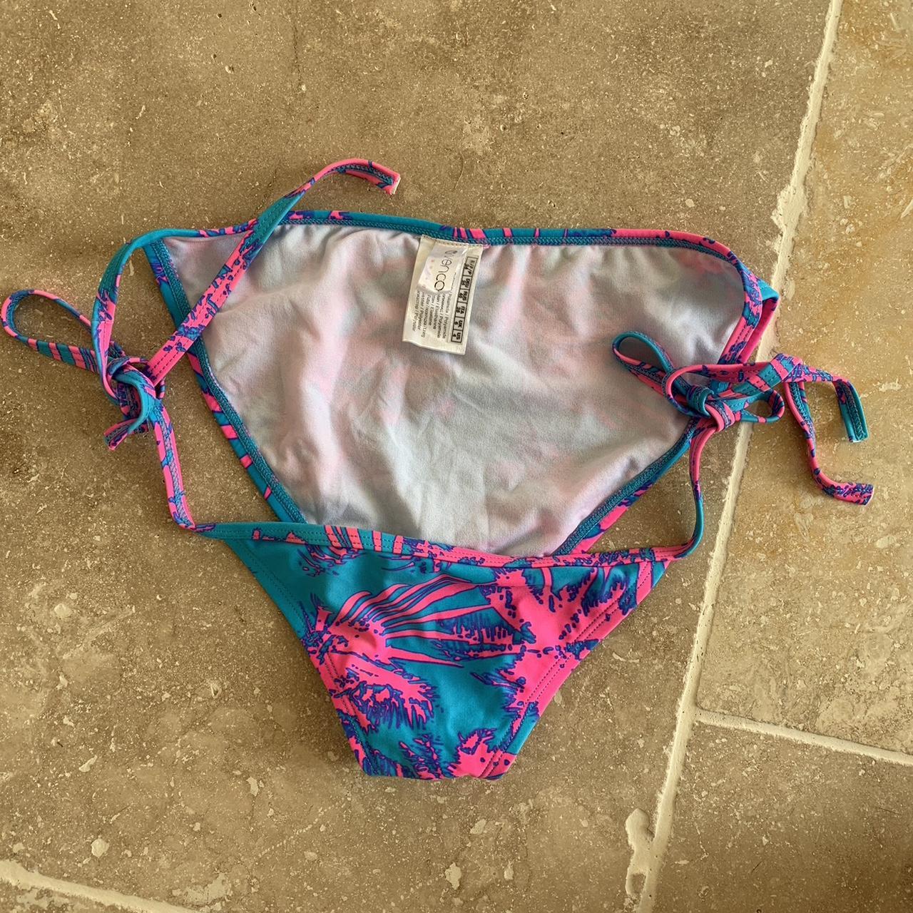 Women's Pink and Blue Bikinis-and-tankini-sets | Depop