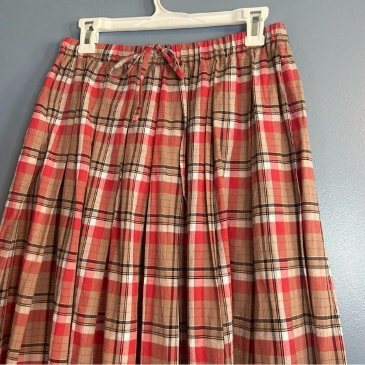 Aspesi Women's Brown and Red Skirt (7)