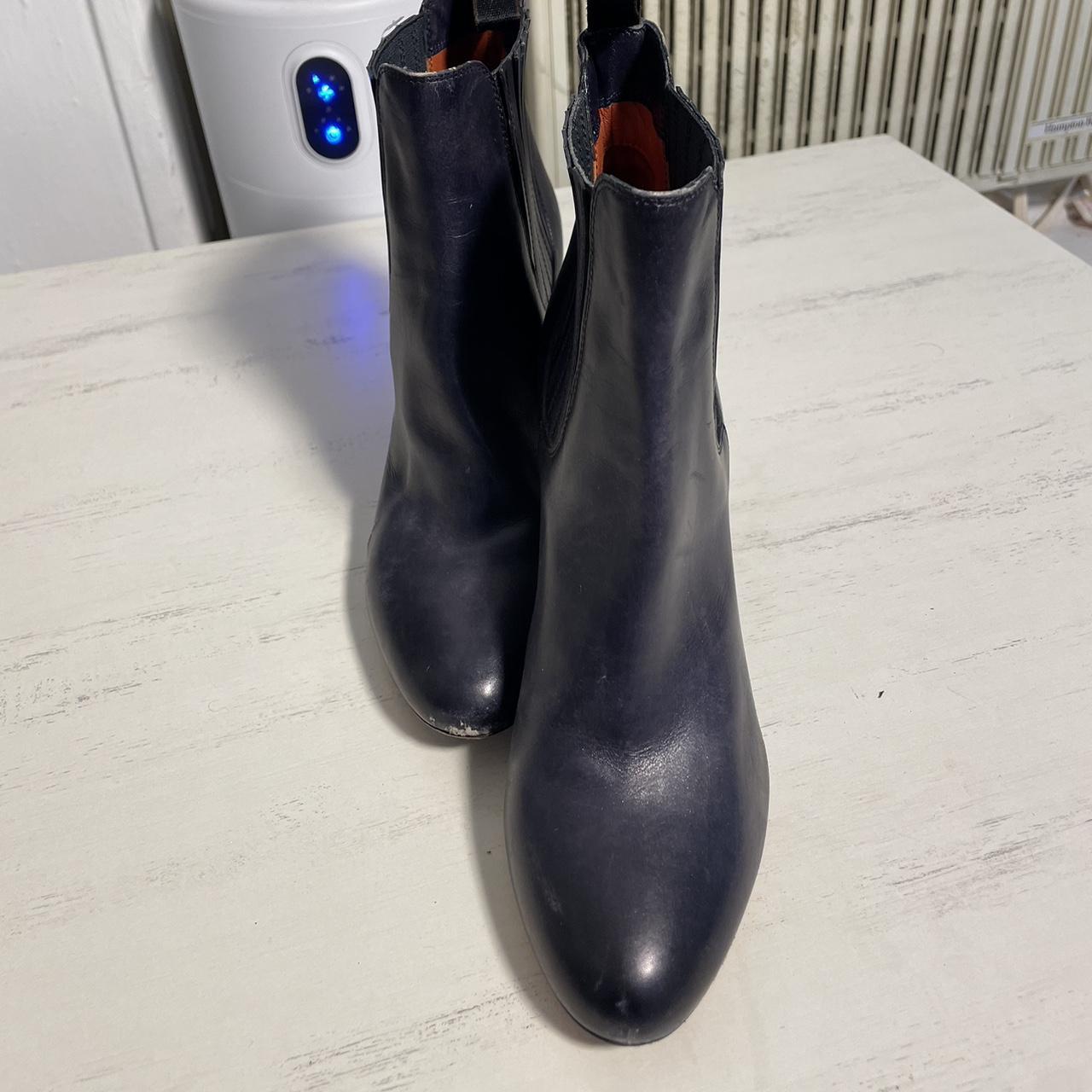 Real Italian leather boots, made in Italy Worn once,... - Depop