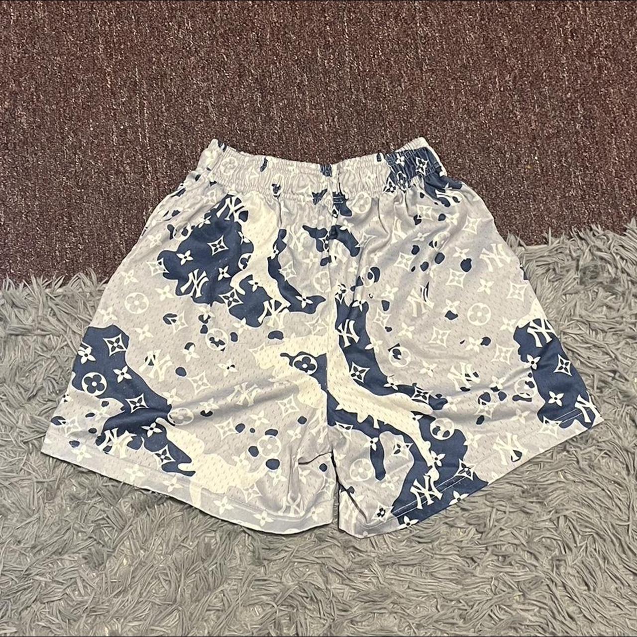 BLUE BRAVEST STUDIOS LV SHORTS SIZE LARGE BRAND - Depop