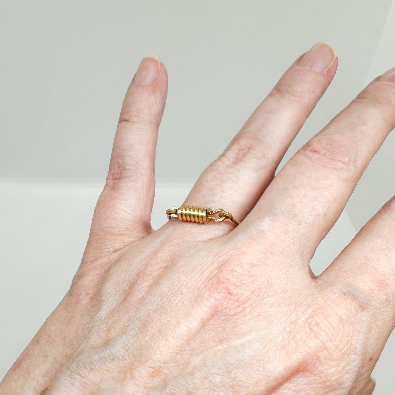 Women's Ring - Gold – Stackable Ring Set Boho Wit… - image 3