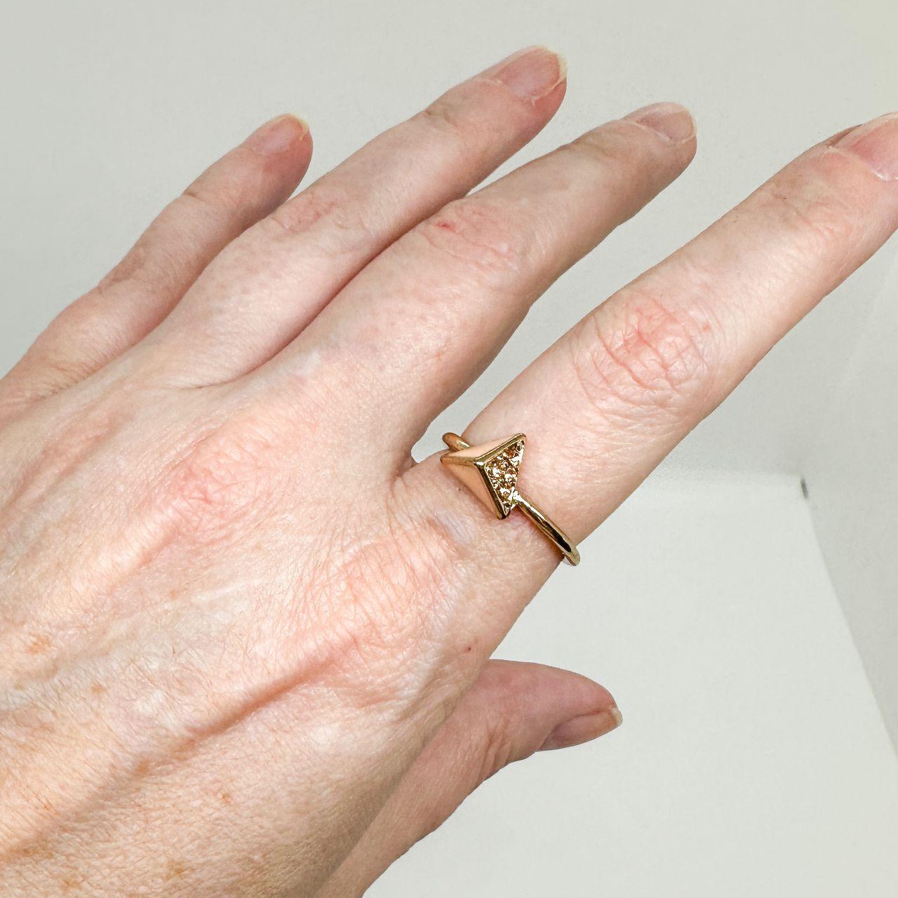 Women's Ring - Gold – Stackable Ring Set Boho Wit… - image 4