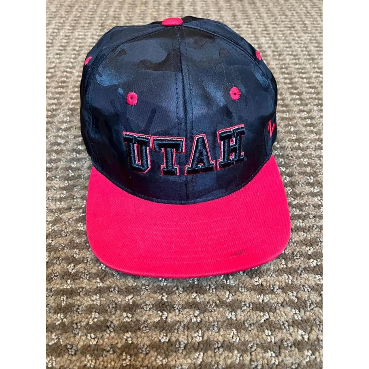 Zephyr Men's Caps - Black/Red – University of Uta… - image 1