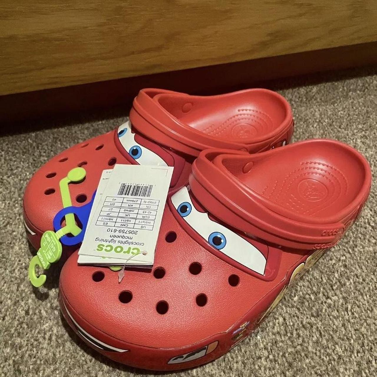 Lightning McQueen Style Crocs & BARGAIN G DONT... Depop