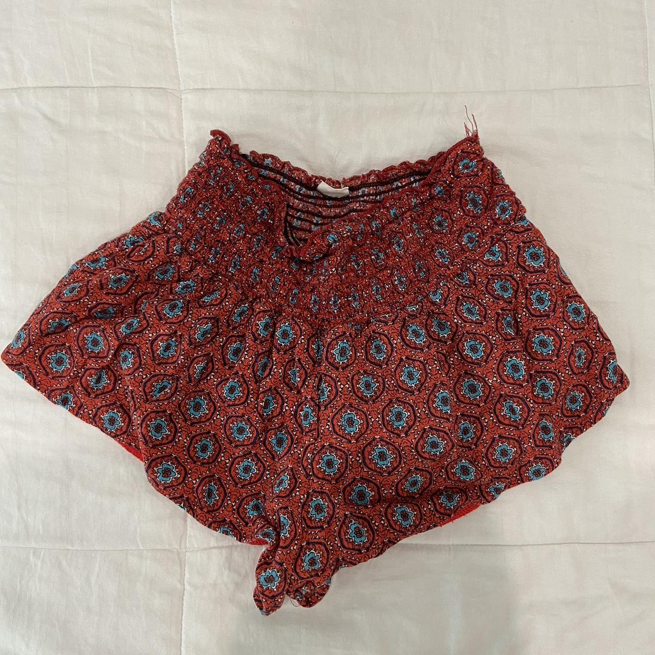 Surf Gypsy Women's Red and Blue Shorts