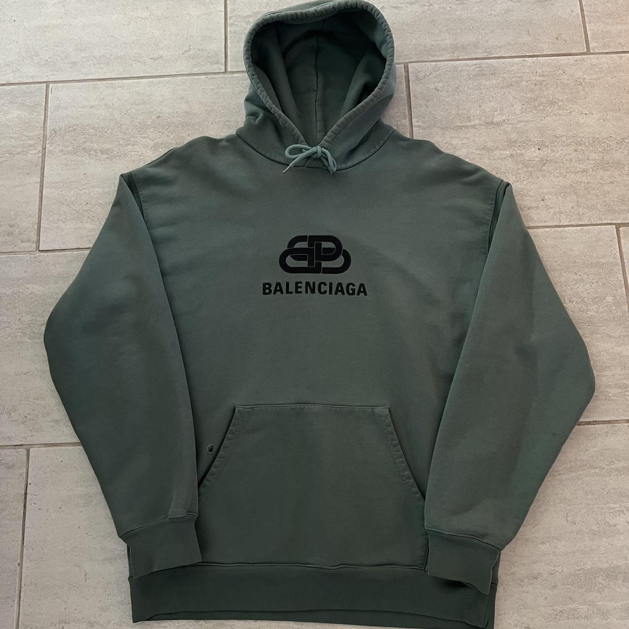 balenciaga sweatshirt green