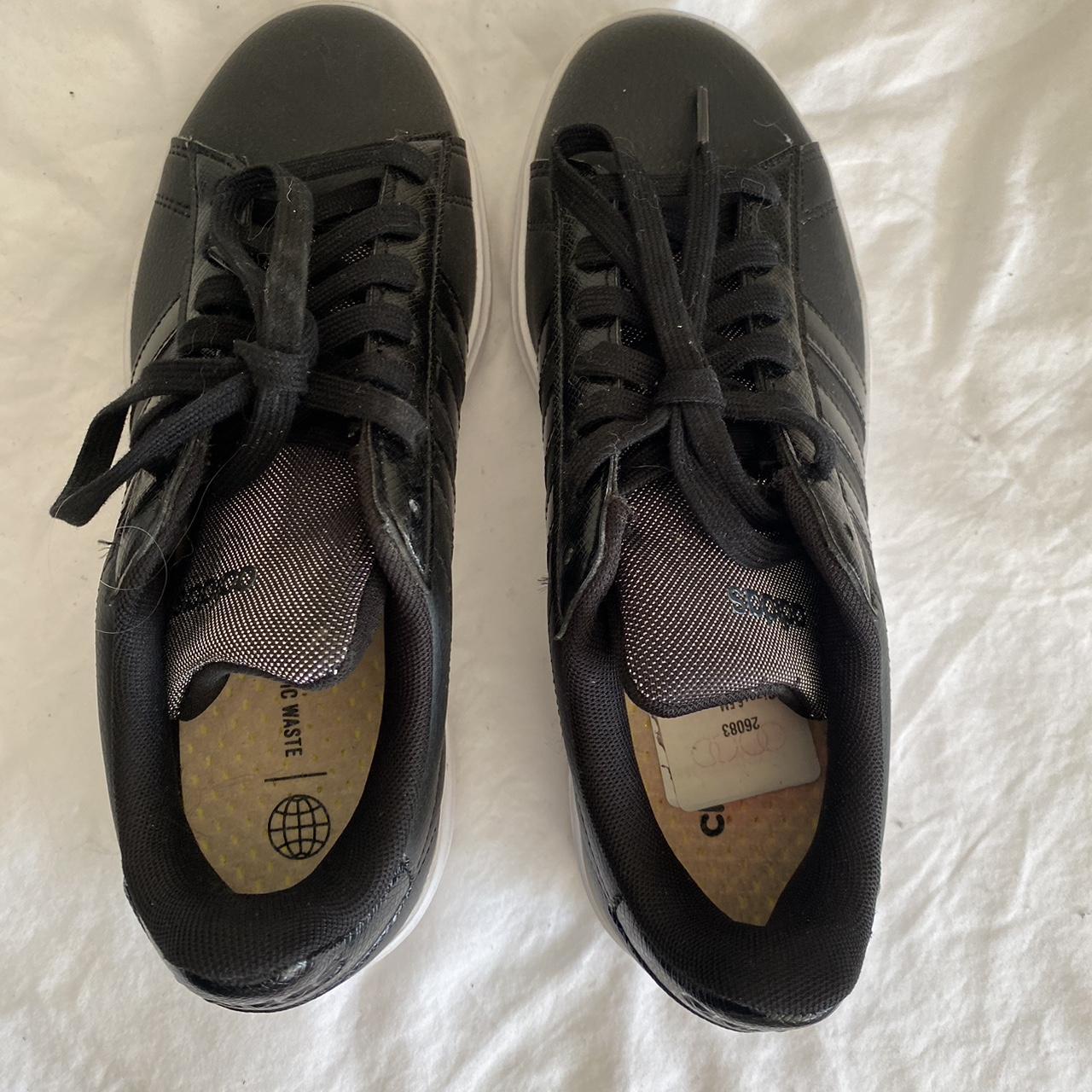 black adidas - Depop