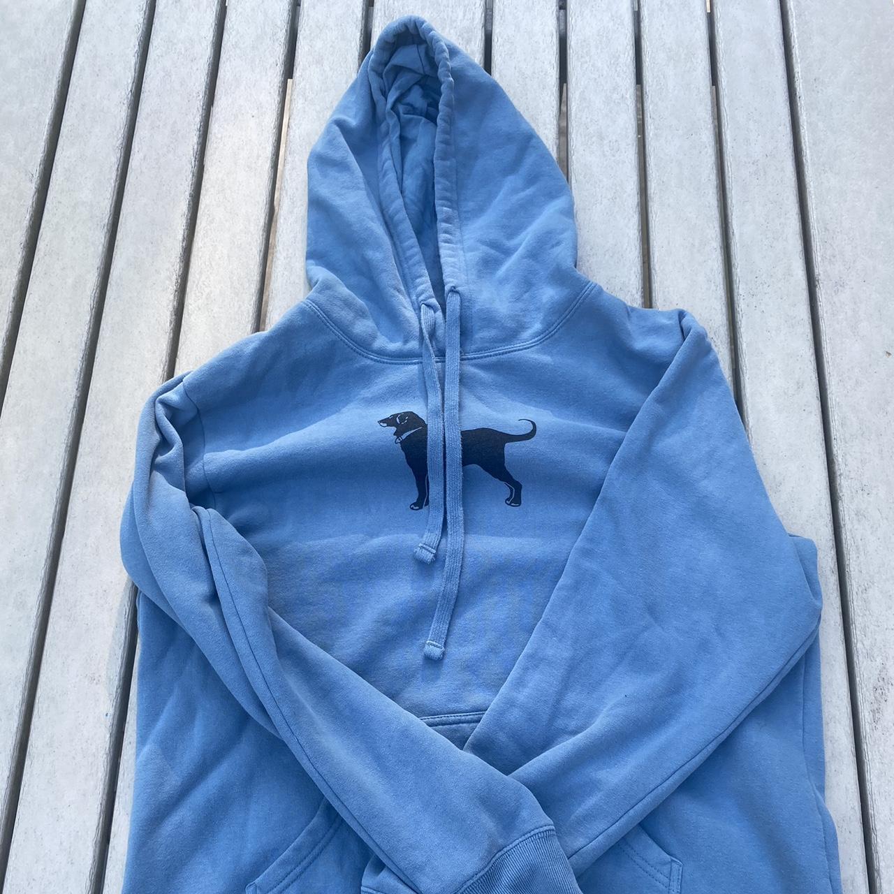 Black dog women’s hoodie Large Fits as a medium - Depop