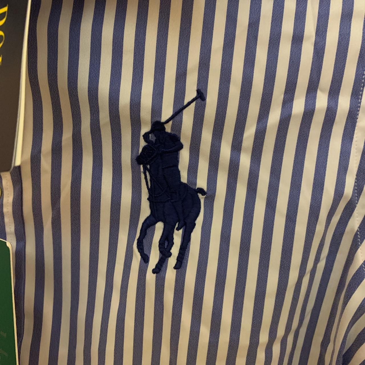 Brand new pinstripe Ralph Lauren shirt In... - Depop