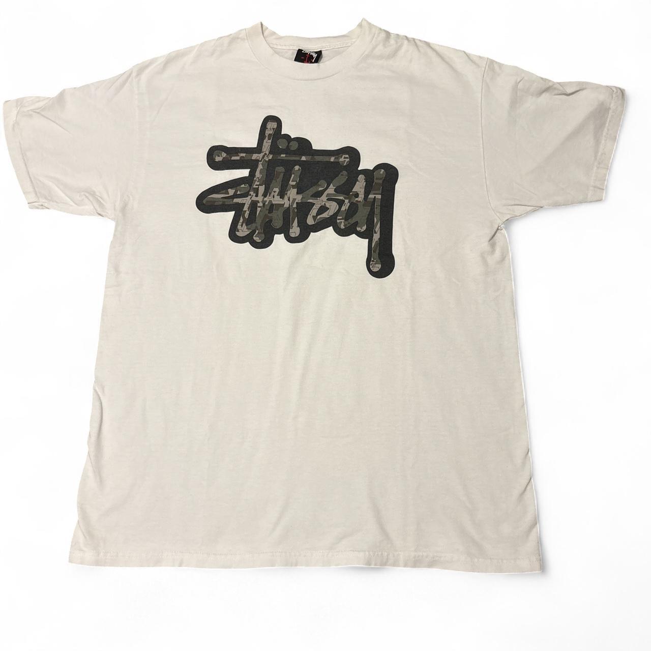 Vintage stussy-t-shirt - Depop