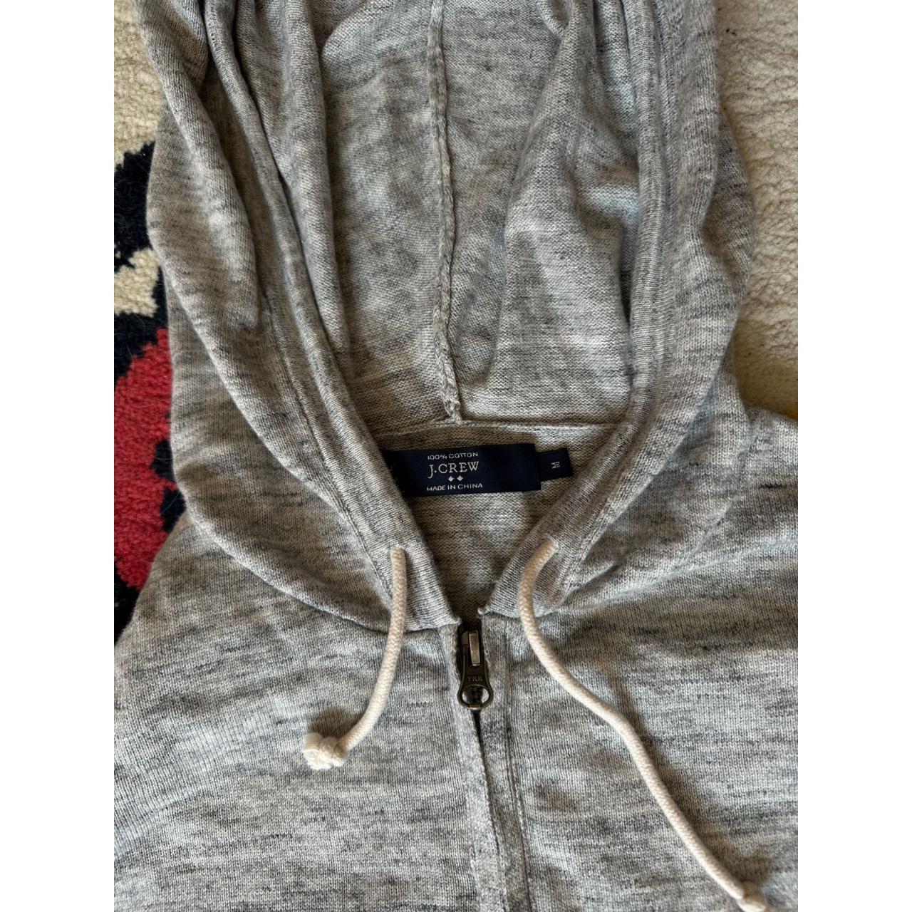 J crew velour lined on sale hoodie