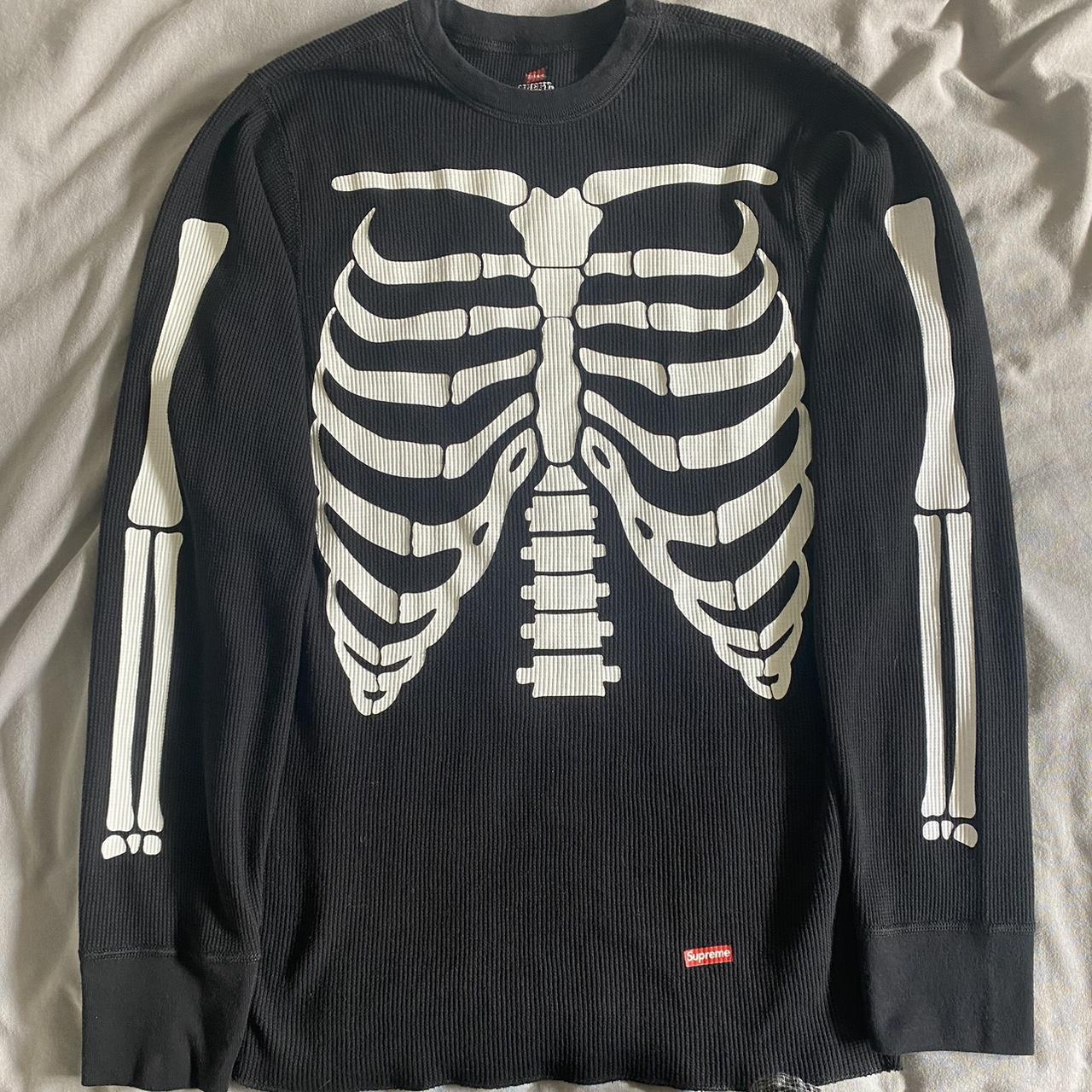 supreme skeleton thermal - Depop