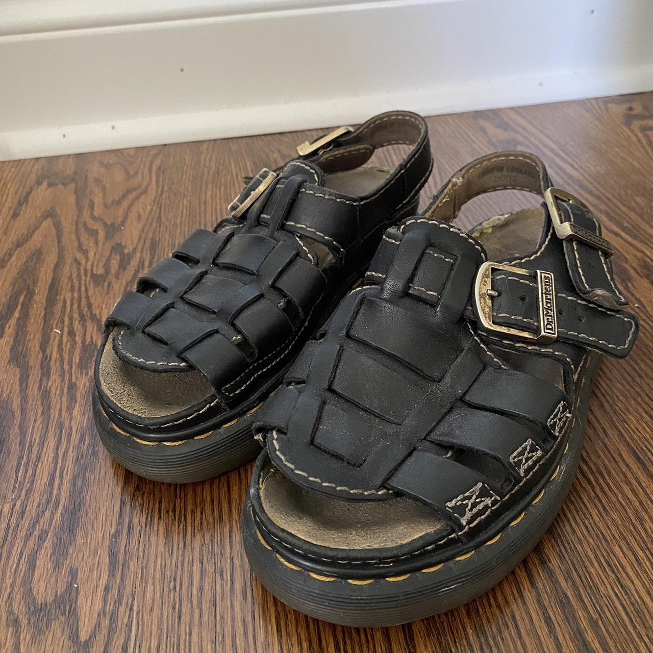 90s Dr. Marten Sandals Had them resoled, fixed... Depop