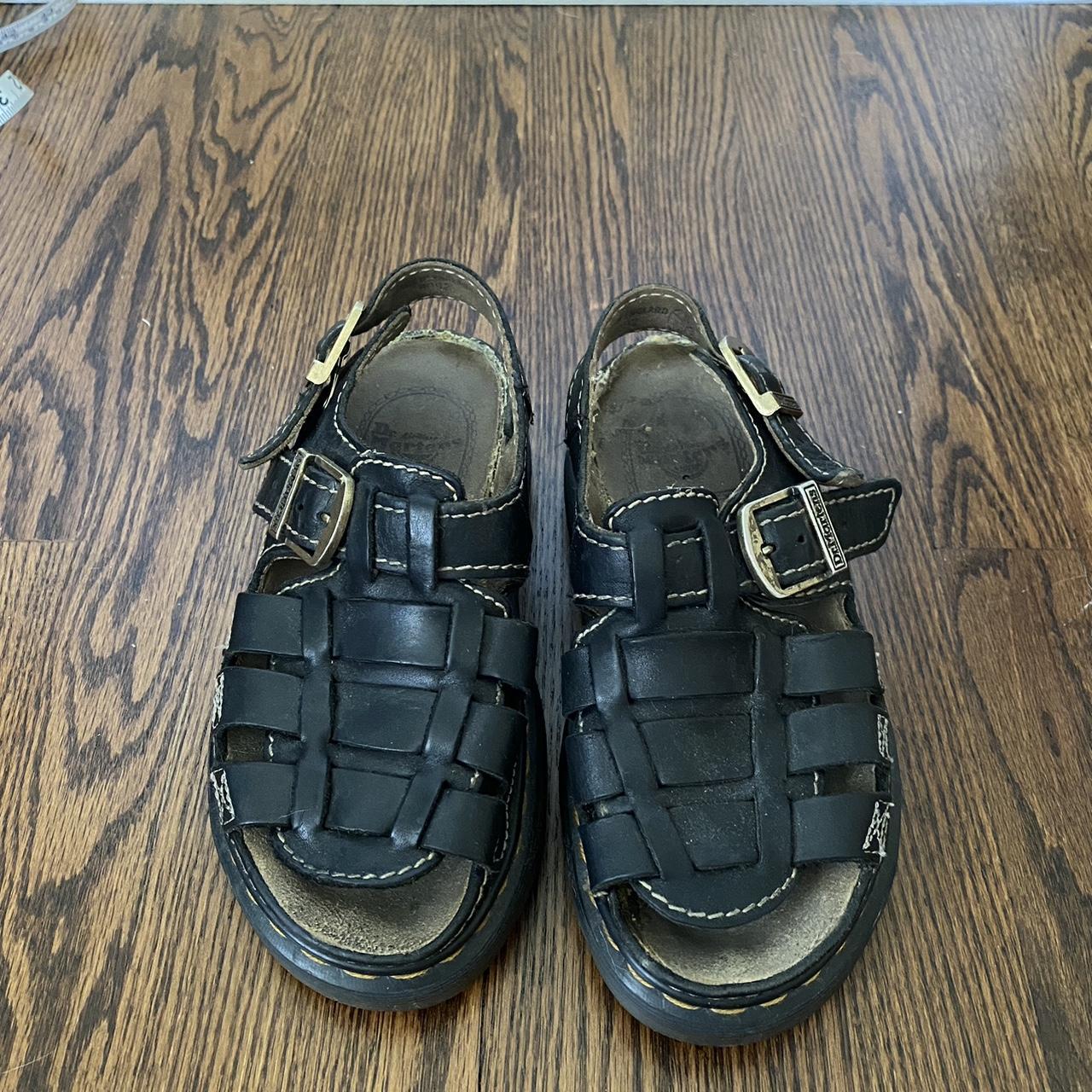 90s Dr. Marten Sandals Had them re-soled, fixed... - Depop