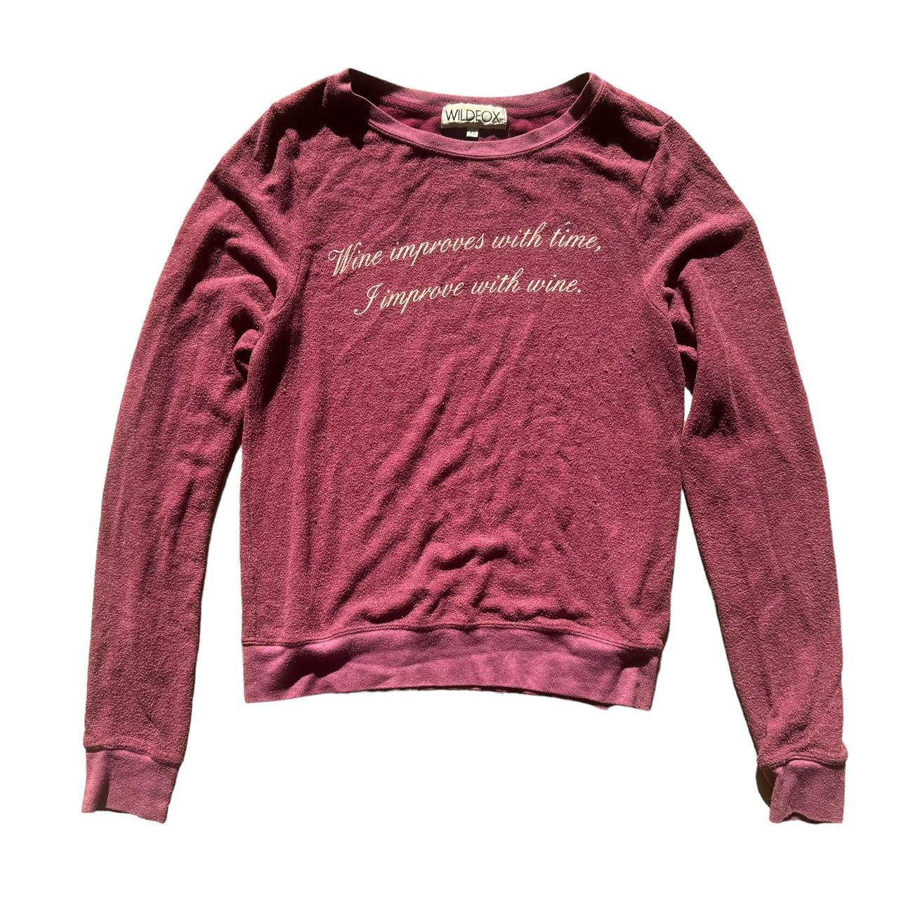 Wildfox wine sweatshirt sale