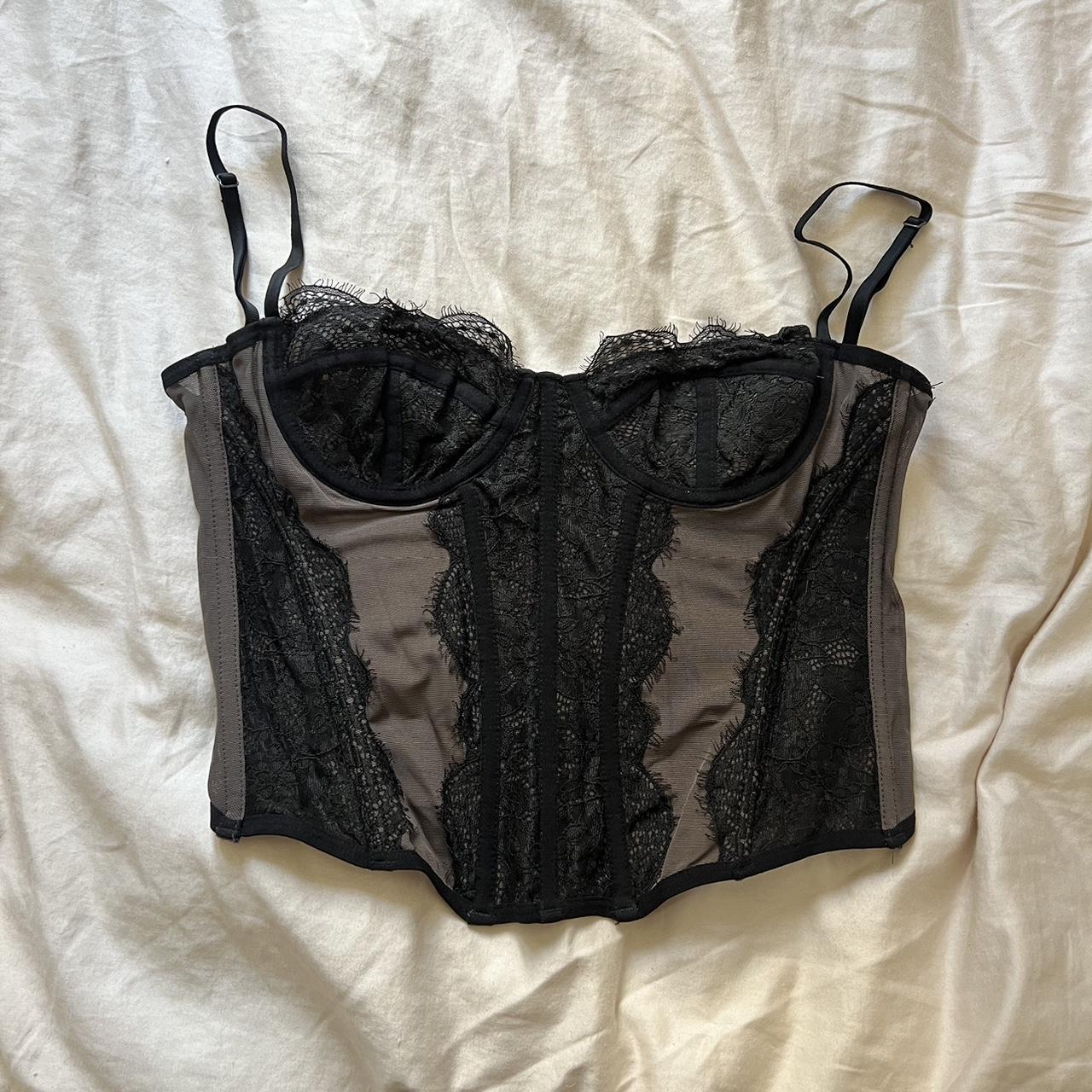see through corset top #urbanoutfitters #goingout - Depop