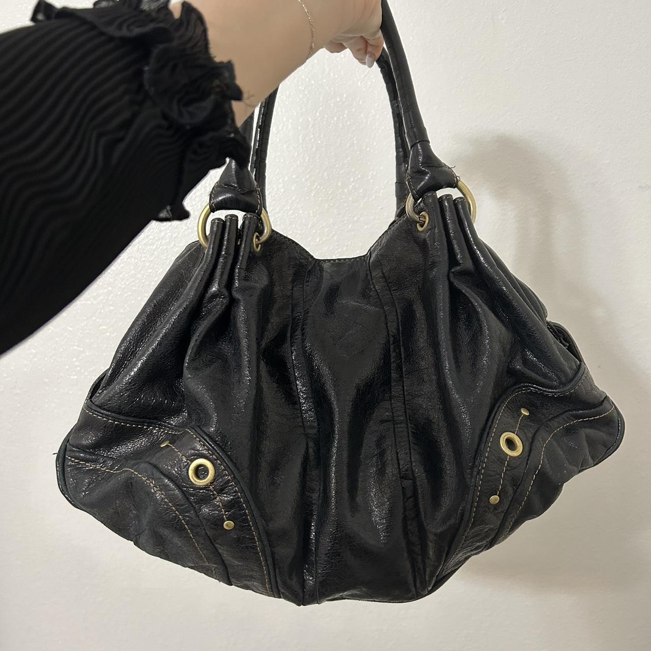 vintage leather juicy couture bag - Depop