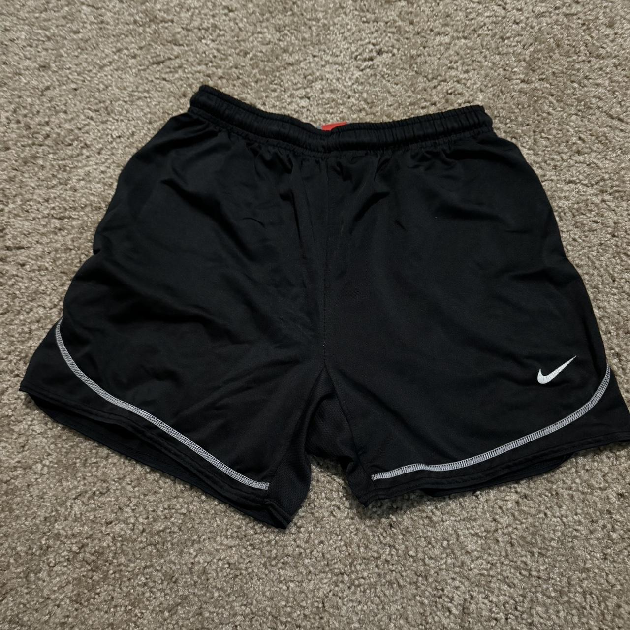 NIKE black shorts Fit Dry Size S, can probably fit... - Depop