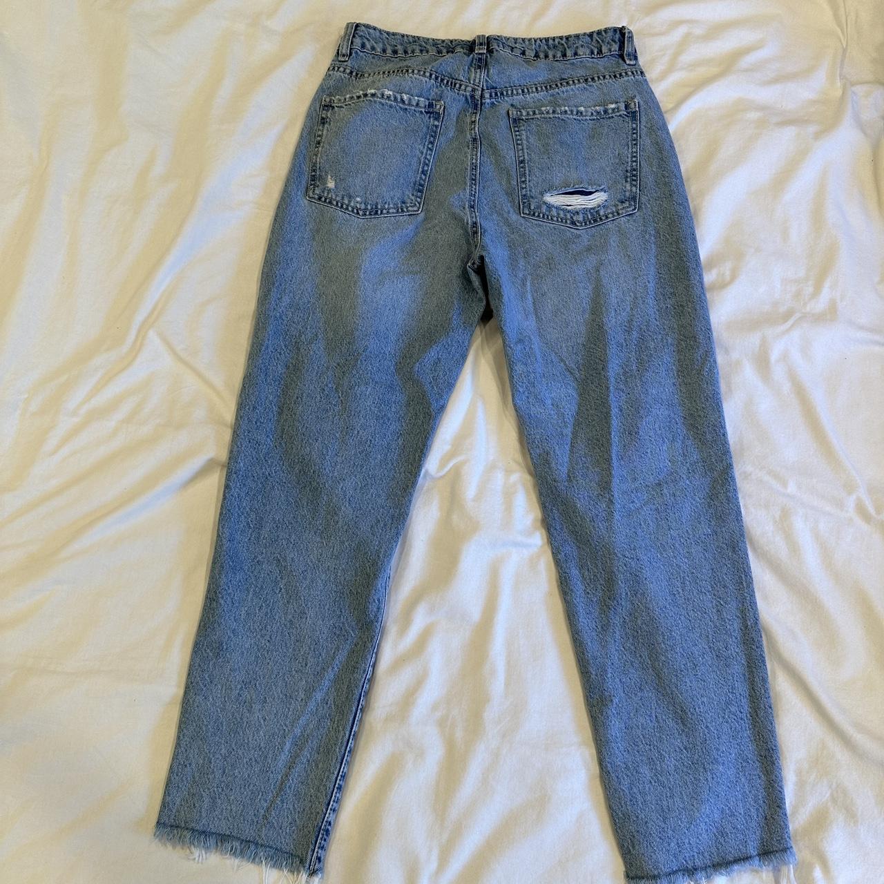 Garage Ripped Straight Leg Jeans - good condition -... - Depop