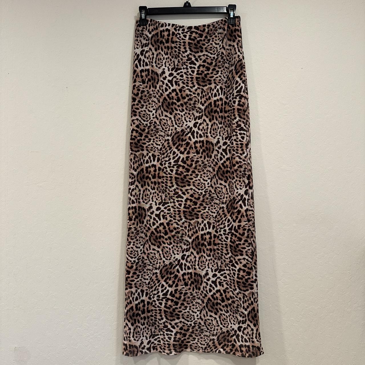 Princess Polly Tarsha Maxi Skirt - leopard print... - Depop