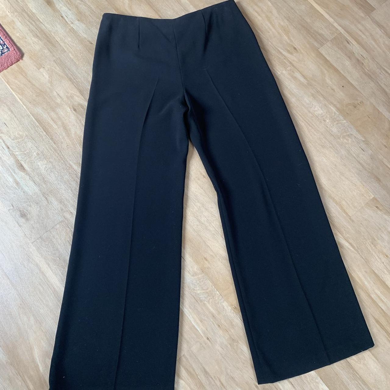 Wallis black wide leg trousers Condition: Brand... - Depop