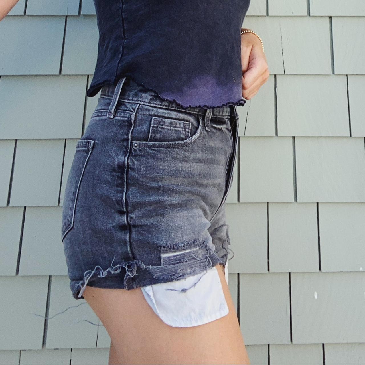 Faded high waisted outlet shorts