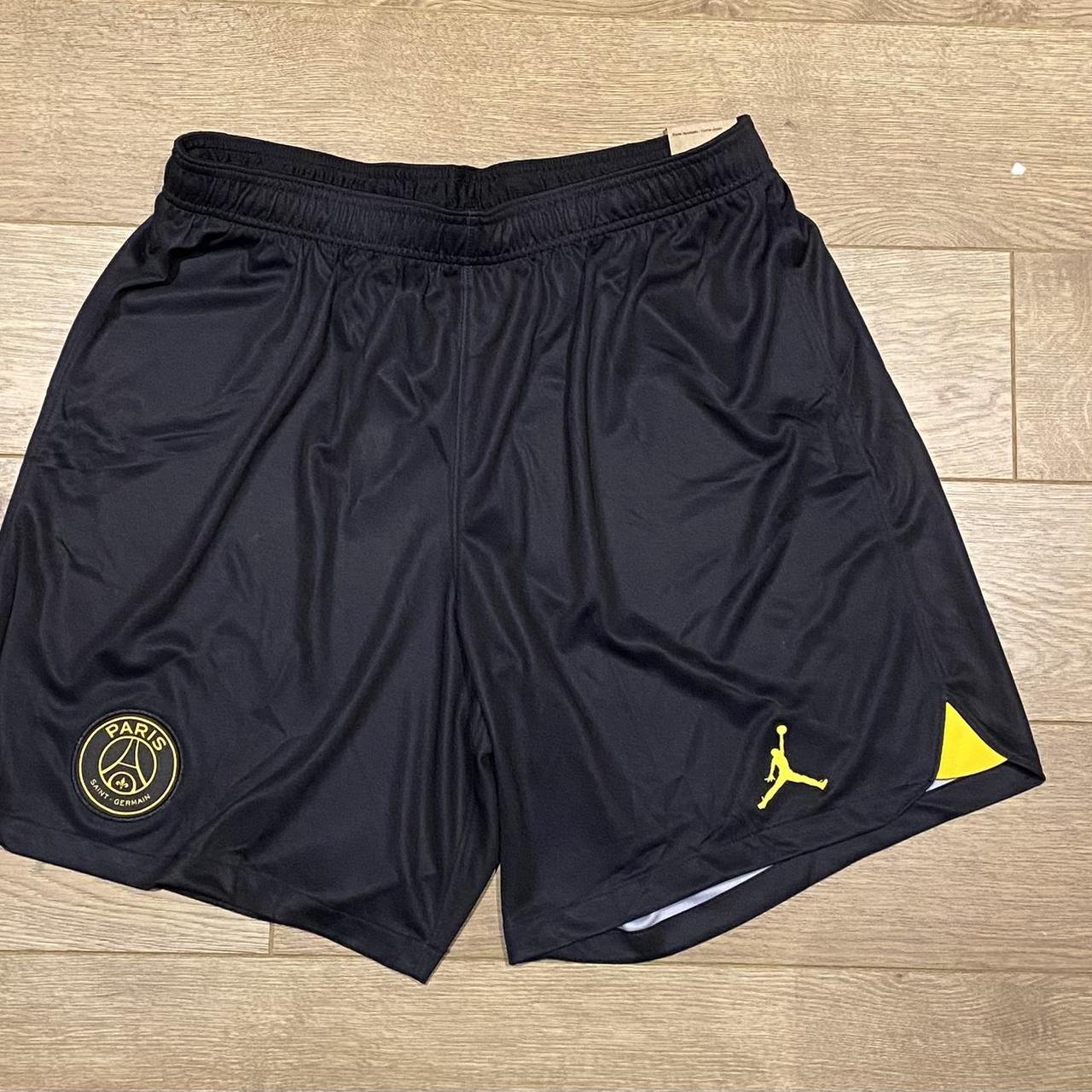 psg jordan shorts black