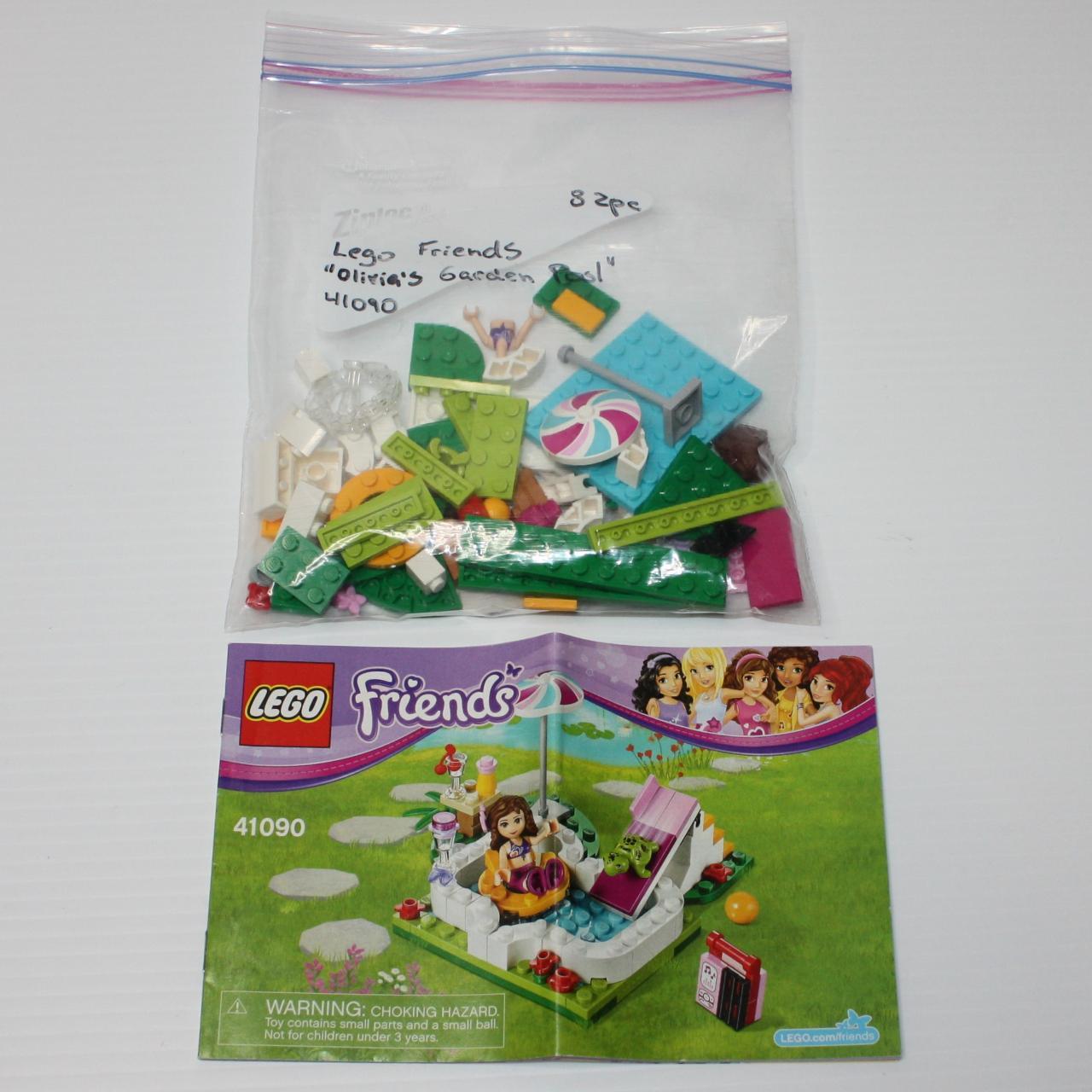 Lego Friends 41090 Olivia's Garden Pool Complete Set... - Depop