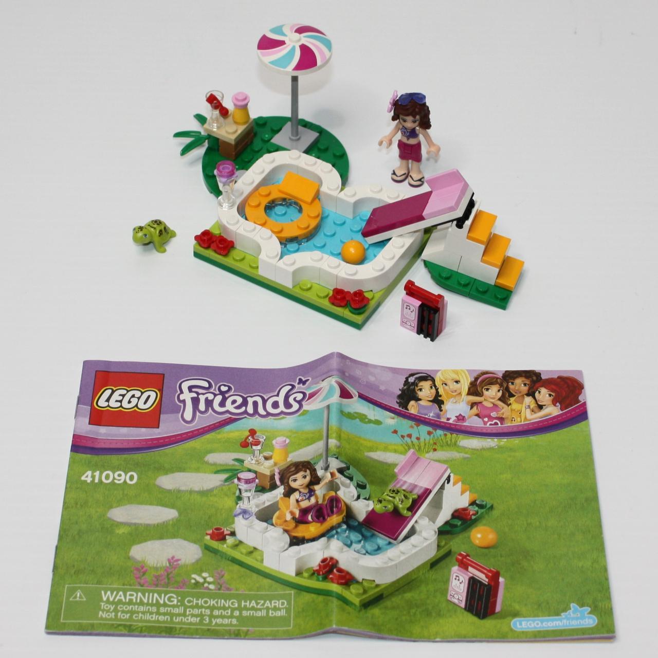 Lego Friends 41090 Olivia's Garden Pool Complete Set - Depop